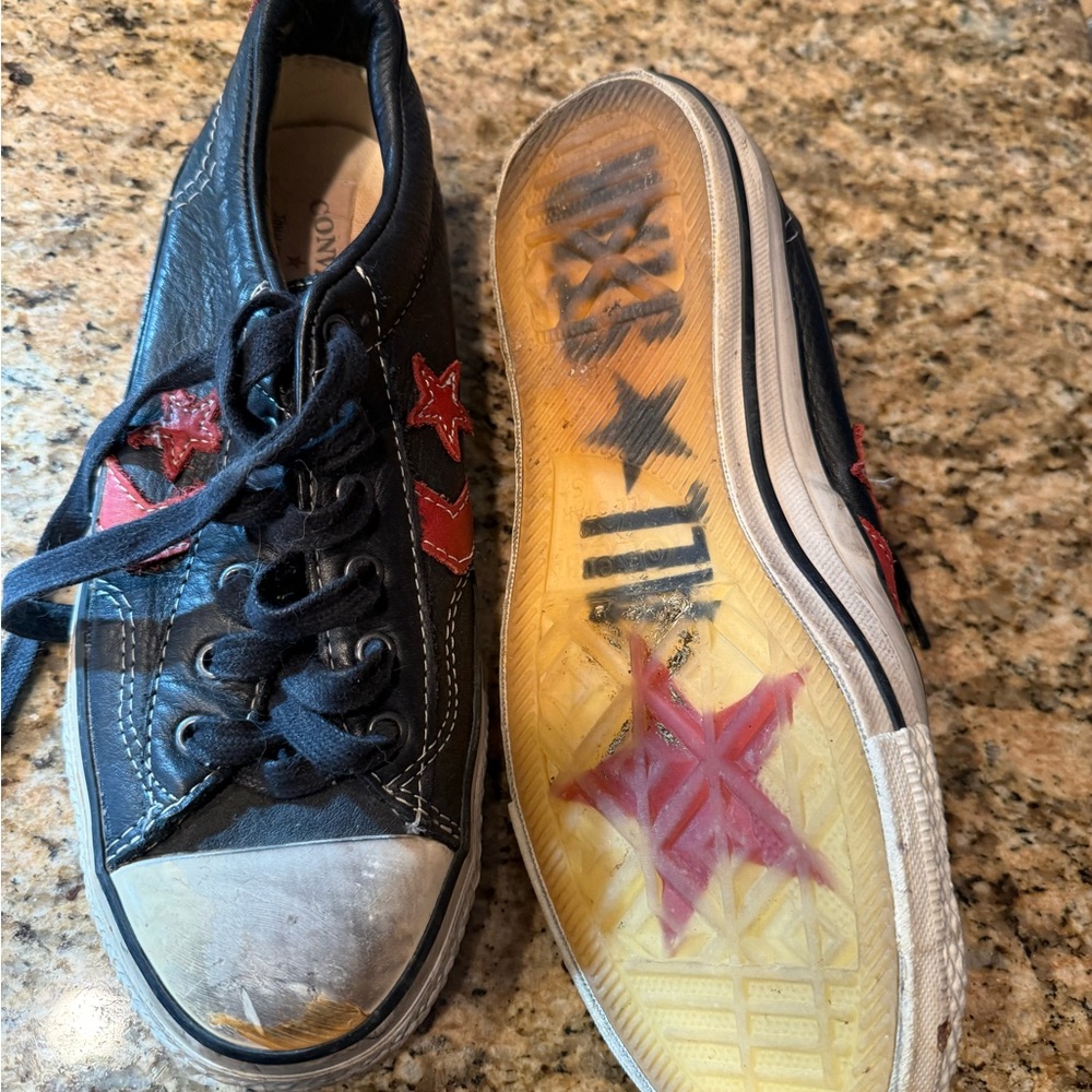 Leather Converse - image 3